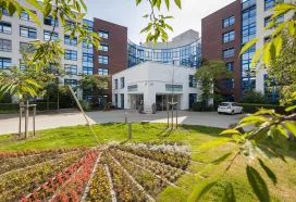 المدخل الرئيسي لمركز هيليوس هارت سنتر لايبزيغ